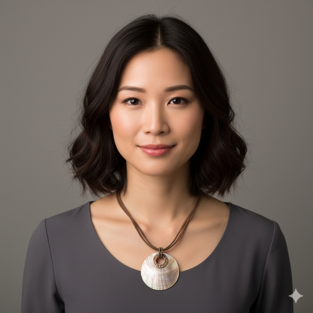Cookie Lee Brown Shell Pendant Necklace